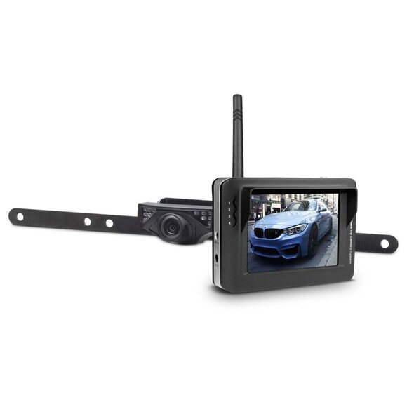 DP AUDIO Wide Angle WIRELESS BACKUP CAMERA KIT Night Vision DPM450W Open Box NEW - Picture 1 of 4